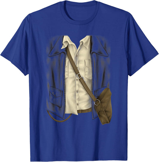 Indiana Jones Raiders of The Lost Ark Halloween Costume T-Shirt - T-Shirt | Royal