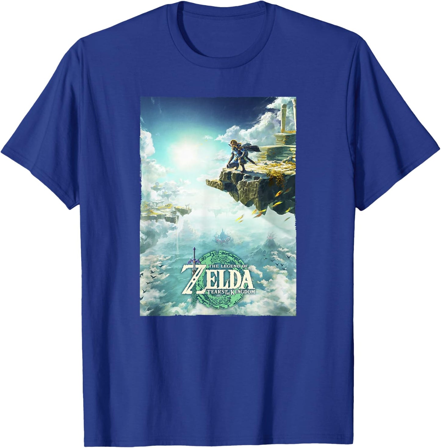 The Legend of Zelda Tears of The Kingdom Cloudy Link Poster T-Shirt - T-Shirt | Royal