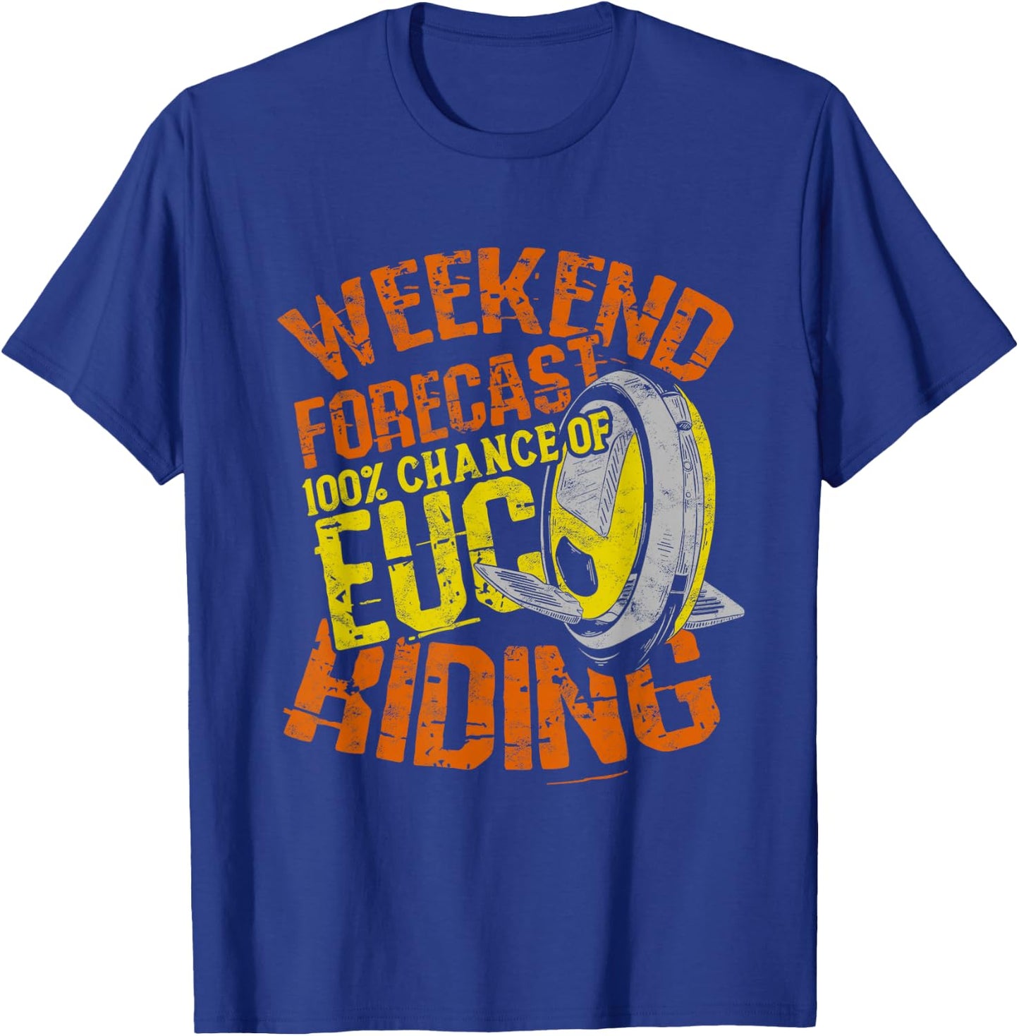 Electric Unicycle EUC Monowheel Electric Unicycle T-Shirt - T-Shirt | Royal