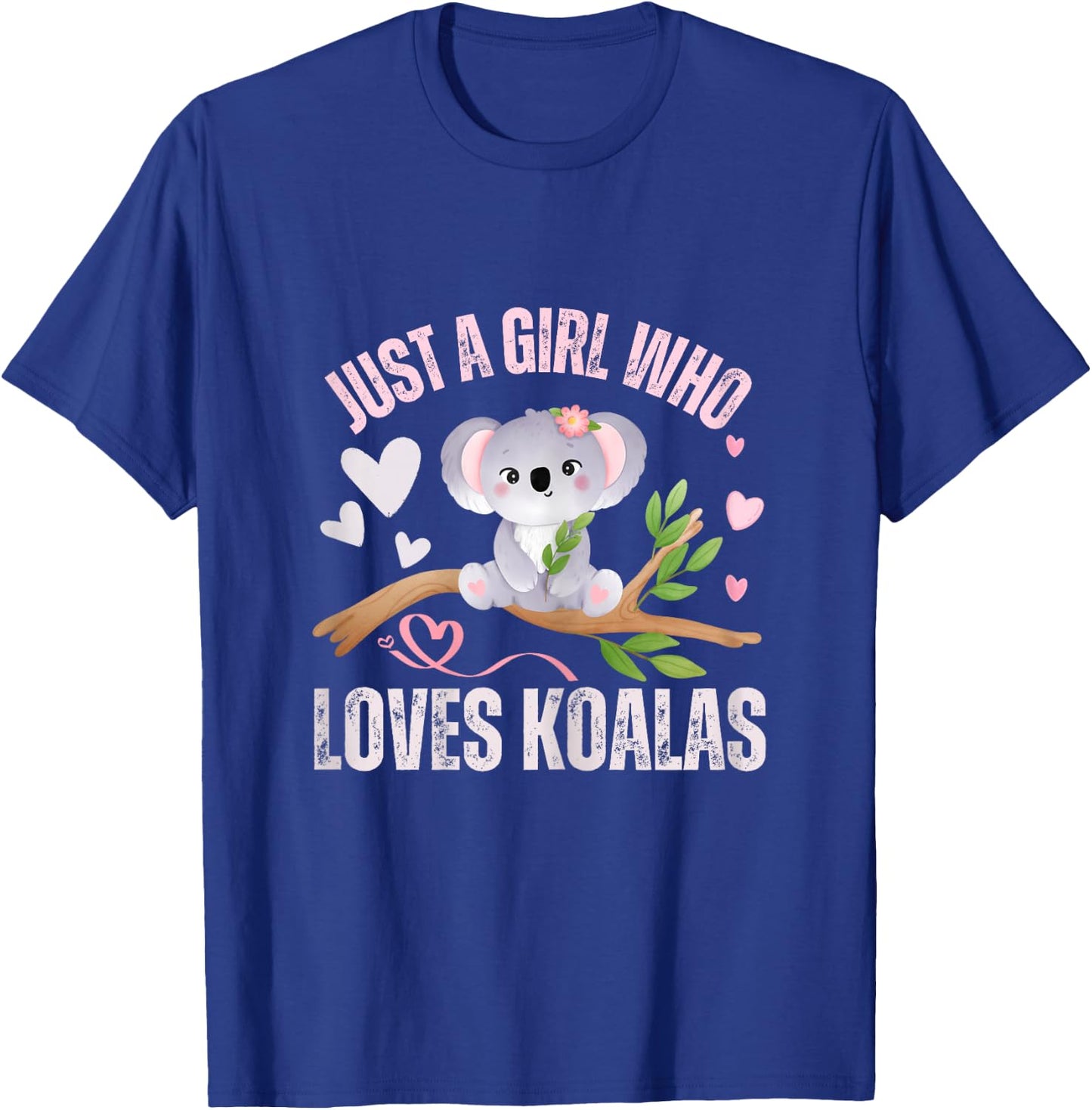 Just A Girl Who Loves koalas Funny Cute koala Lover Kids T-Shirt - T-Shirt | Royal
