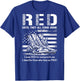 Vintage Red Friday Until They Come Home USA American Flag T-Shirt - T-Shirt | Royal
