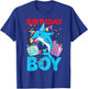 Dolphin Birthday Birthday Boy T-Shirt - T-Shirt | Royal