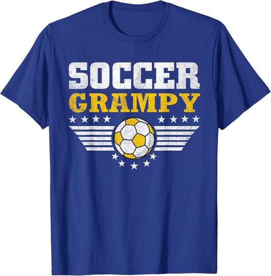 Soccer Grampy - Soccer Player Funny Grandfather Soccer T-Shirt - T-Shirt | Royal