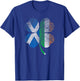 Irish Scottish flag Shamrock Ireland Saint Patricks Day T-Shirt - T-Shirt | Royal