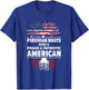 Peruvian American USA Patriot Grown Peru US Flag T-Shirt - T-Shirt | Royal
