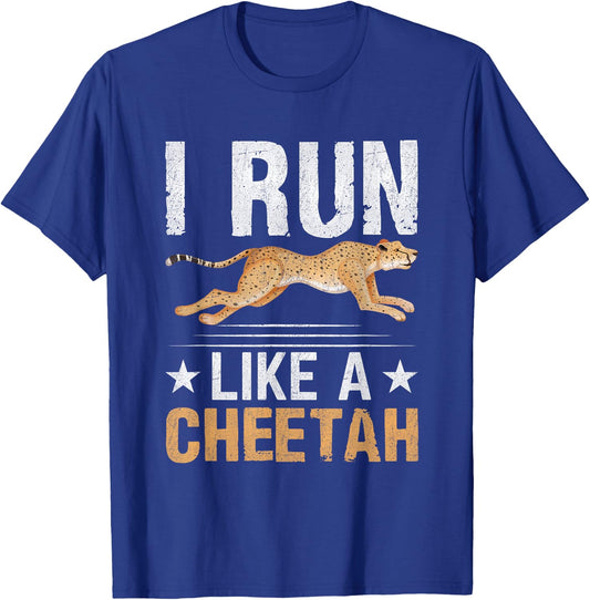 Ich runne wie ein Gepard T-Shirt - T-Shirt | Royal