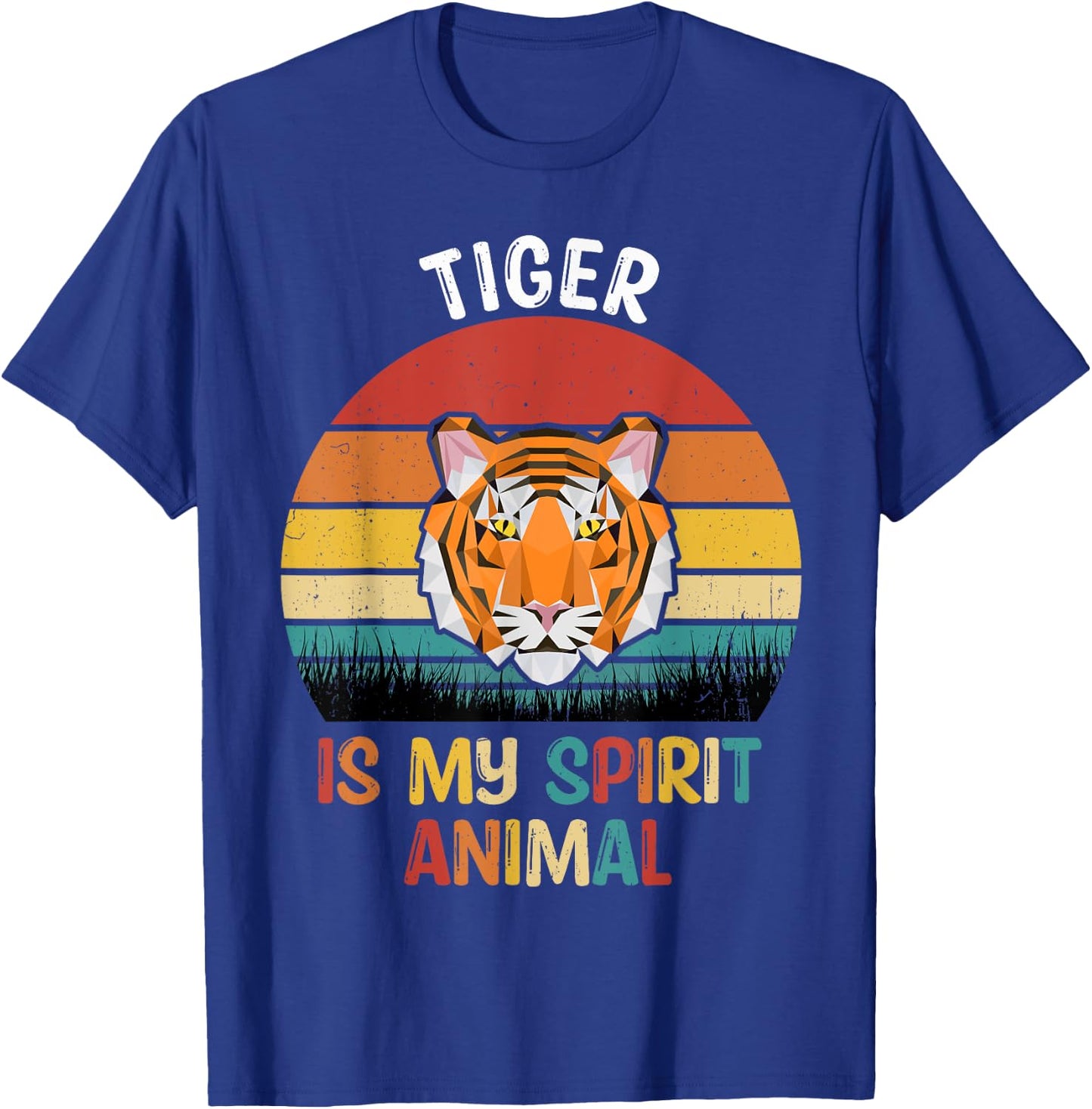 Tiger Is My Spirit Animal Funny Tiger Lover T-Shirt - T-Shirt | Royal