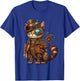 Steam Punk Cat Kitten Kitty Steampunk T-Shirt - T-Shirt | Royal