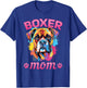 Boxer Dog Breed Pet - Boxer mom Women Girls Kids T-Shirt - T-Shirt | Royal
