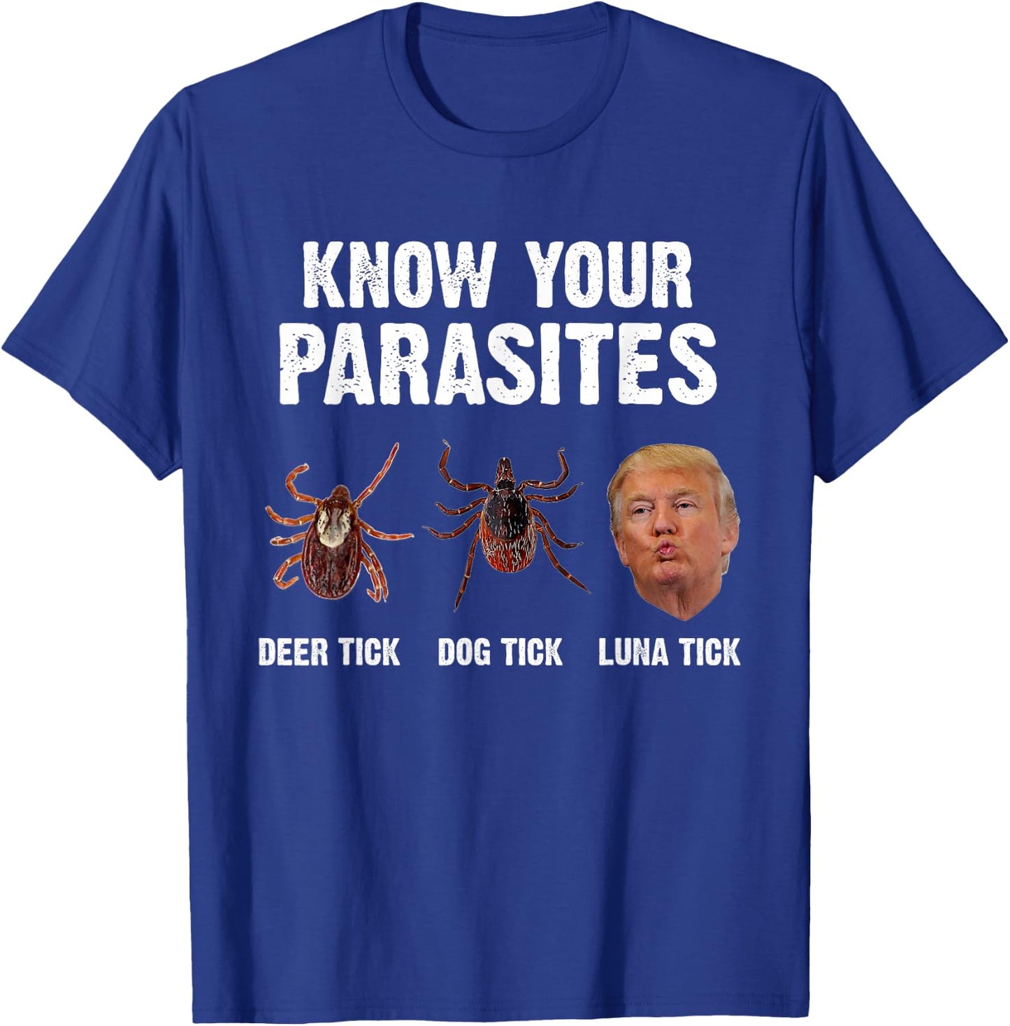 Know your parasites - Funny Anti Trump T-Shirt - T-Shirt | Royal