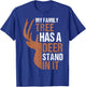 Family Tree Has Deer In Dad Deer Hunting Gift Son Daughter T-Shirt - T-Shirt | Royal