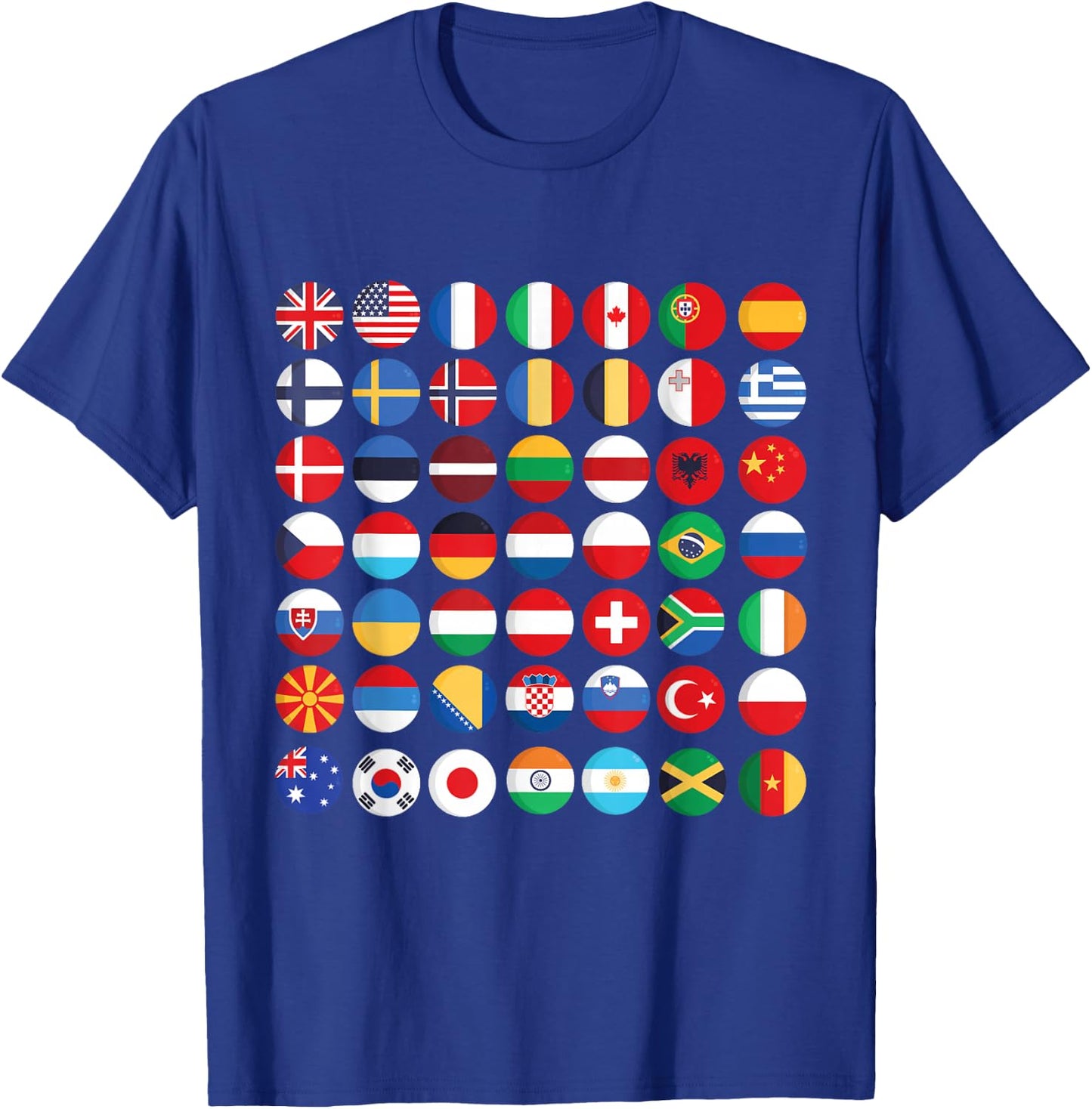 Flags of the Countries of the World,International flag T-Shirt - T-Shirt | Royal