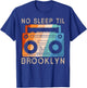 Retro No Sleep Til Brooklyn Vintage Portable Stereo T-Shirt - T-Shirt | Royal