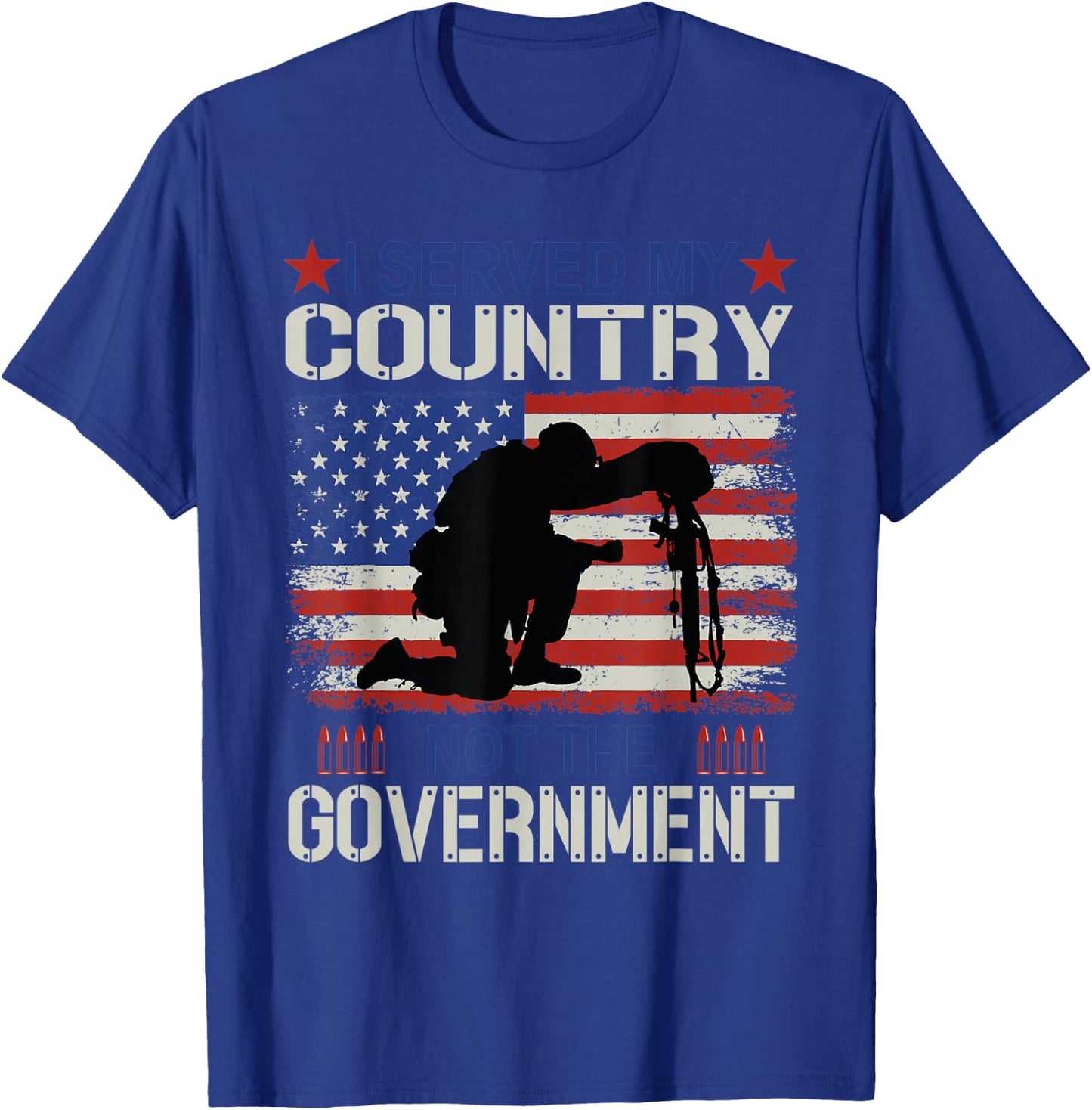 I Served My Country Not The Government Air Force Veteran T-Shirt - T-Shirt | Royal