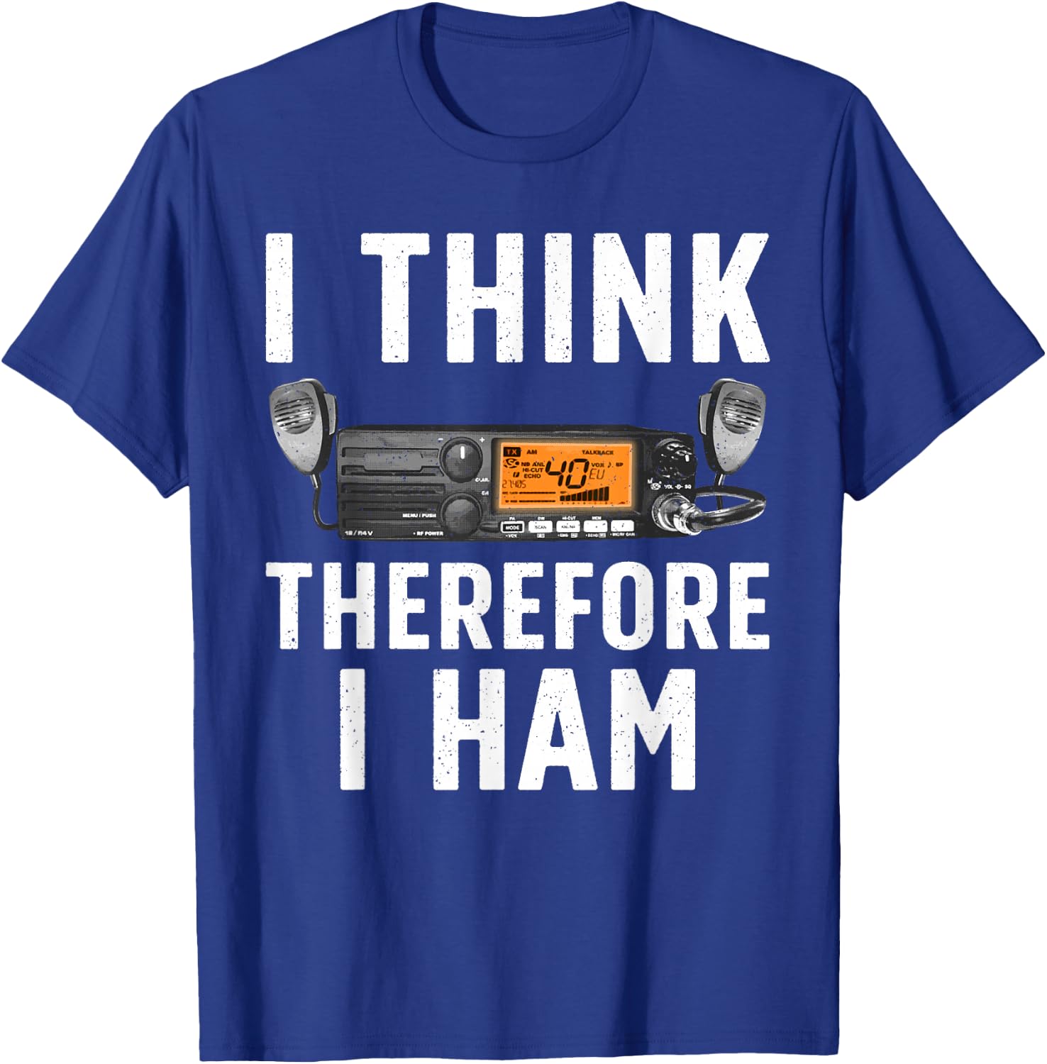 Funny Ham Radio Art Women Ham Operator Amateur Radio T-Shirt - T-Shirt | Royal