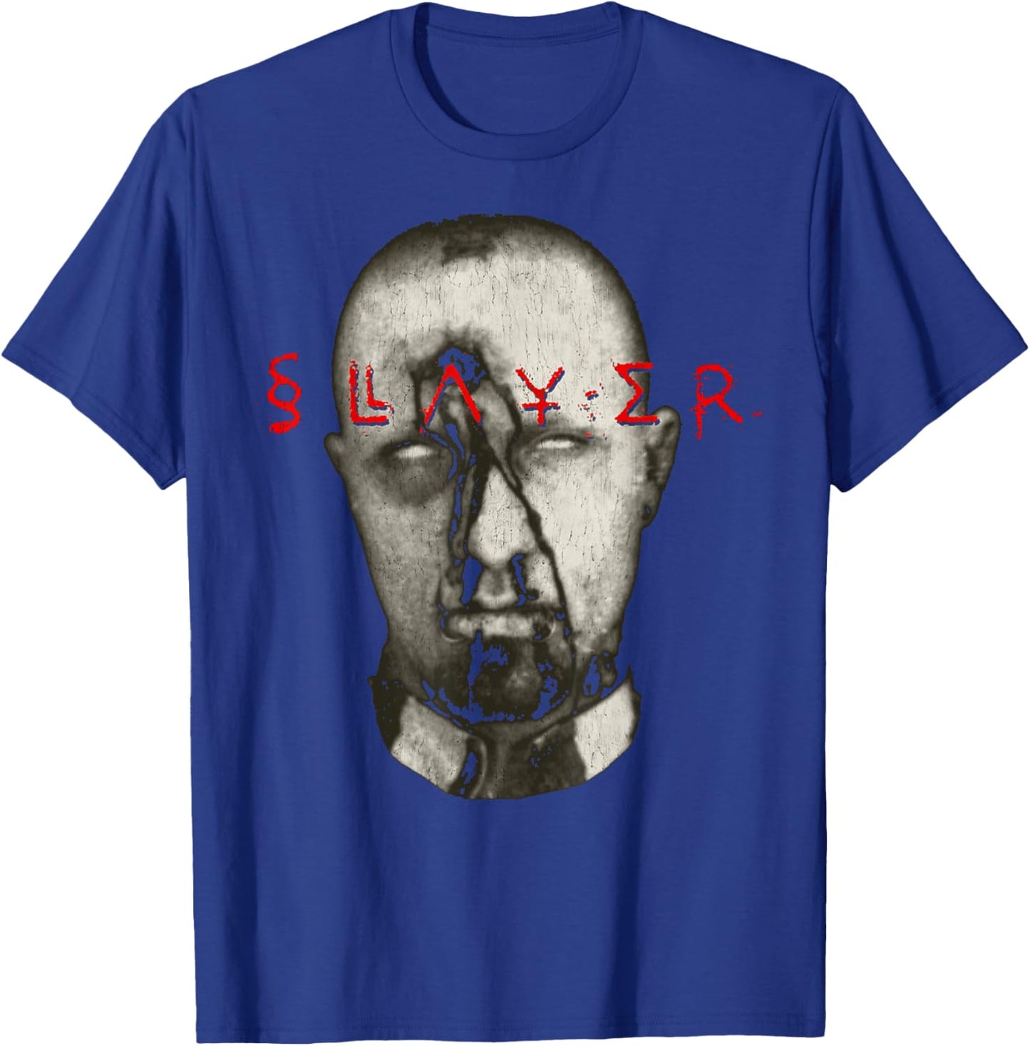 Slayer – Soldier Head T-Shirt - T-Shirt | Royal