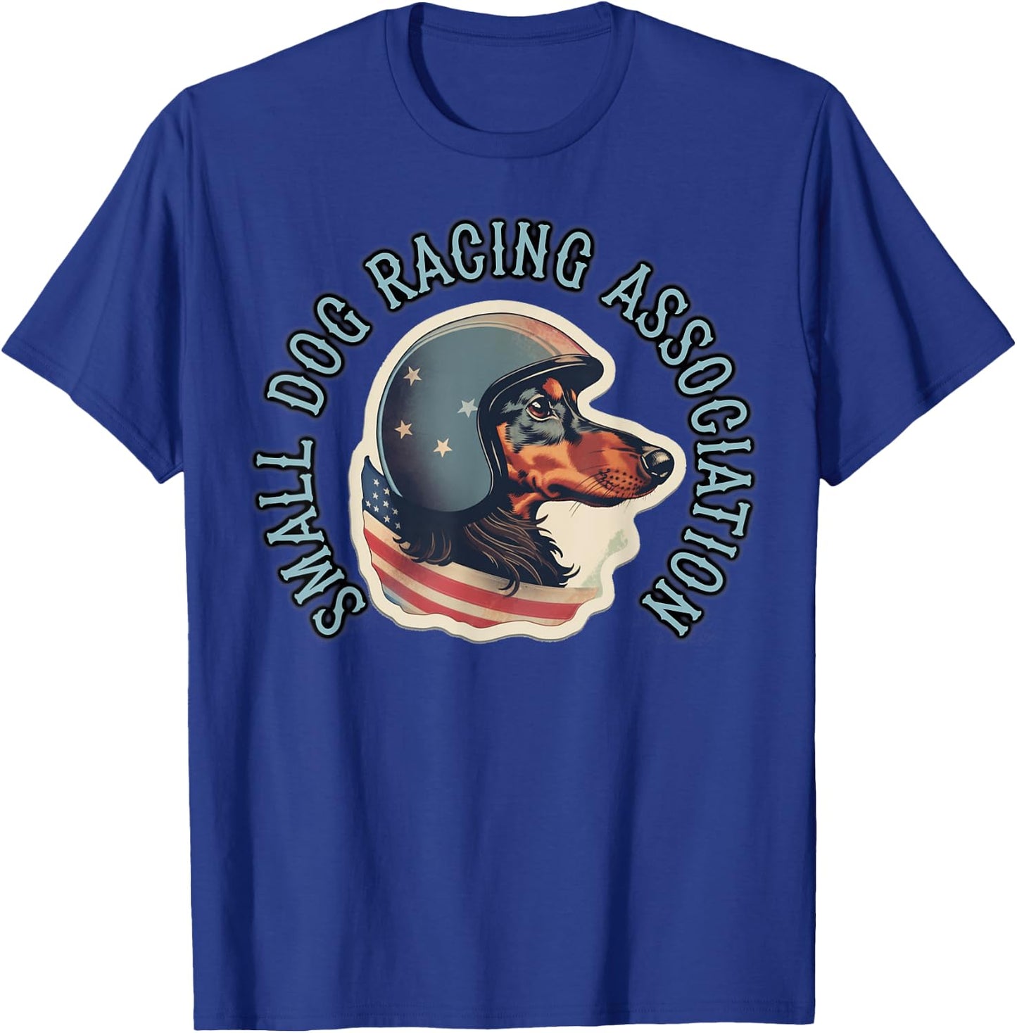Dachshund Racing - Dog Race - Weiner Dog Men Women Kids T-Shirt - T-Shirt | Royal