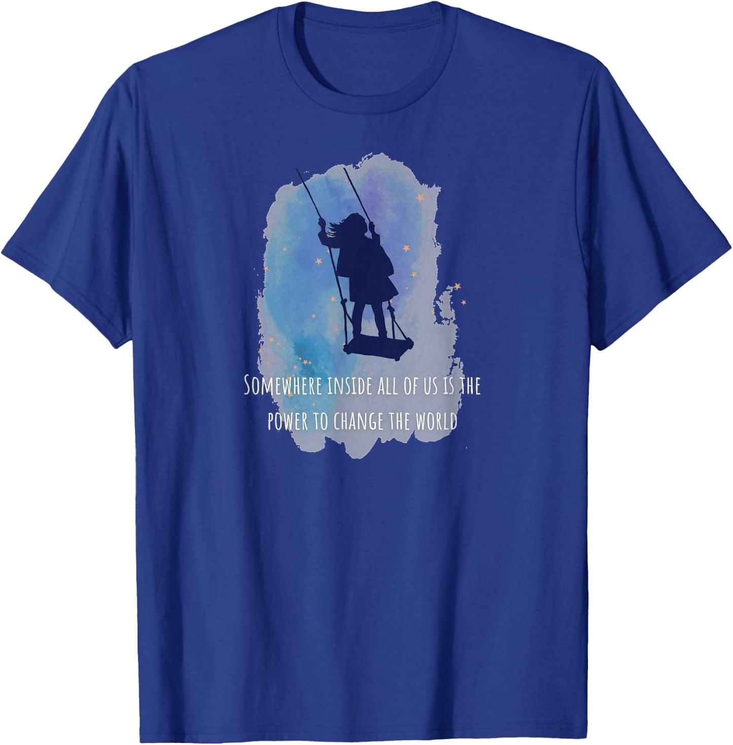 Matilda Watercolour Somewhere Inside All of Us T-Shirt - T-Shirt | Royal