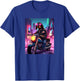 Dachshund Biker Funny Dog Motorcycle Men Women Kids T-Shirt - T-Shirt | Royal