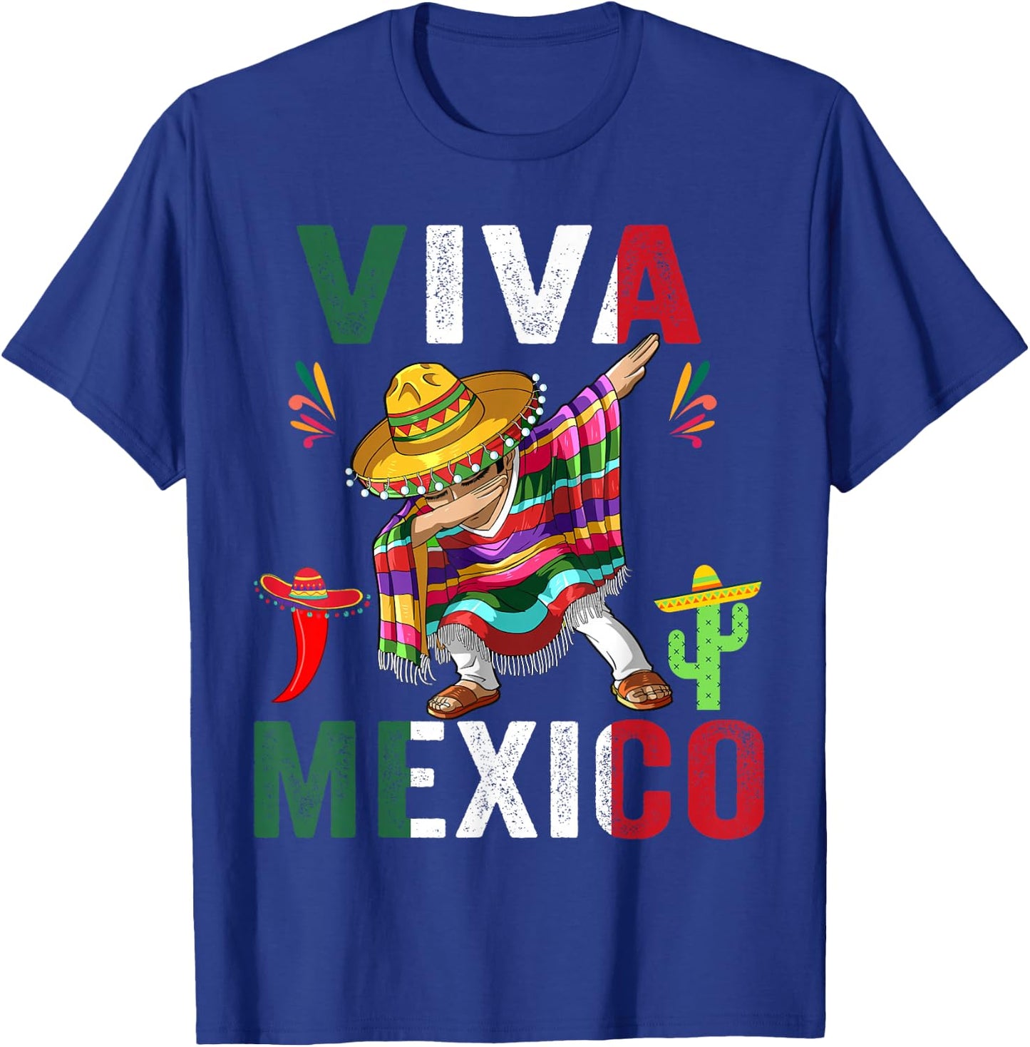 Butterfly Flag Mexico Independence Day Mexican Men Women Kid T-Shirt - T-Shirt | Royal