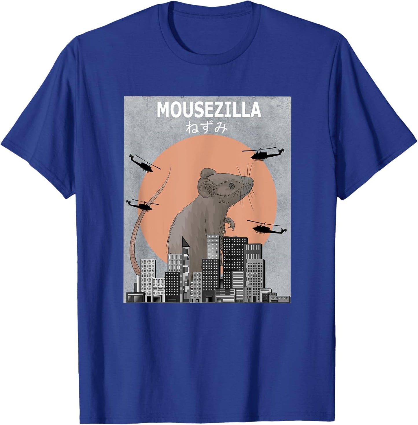 Mouse Mousezilla Funny Animal Lover T-Shirt - T-Shirt | Royal