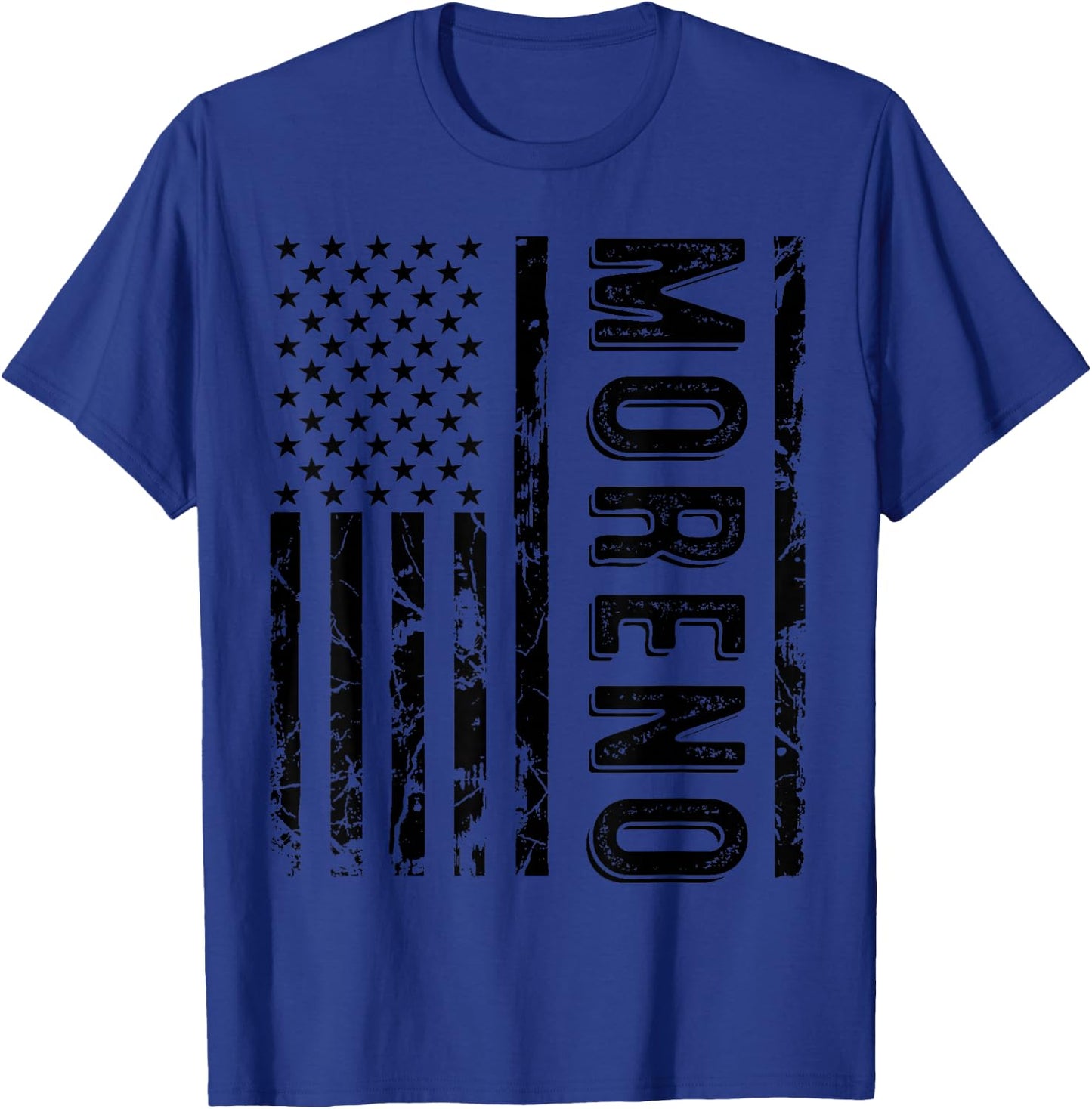Moreno Last Name Funny Surname Team Moreno Family Reunion T-Shirt - T-Shirt | Royal
