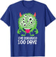 Eye Survived 100 Days Of School Monster Lover Teacher Kids T-Shirt - T-Shirt | Royal