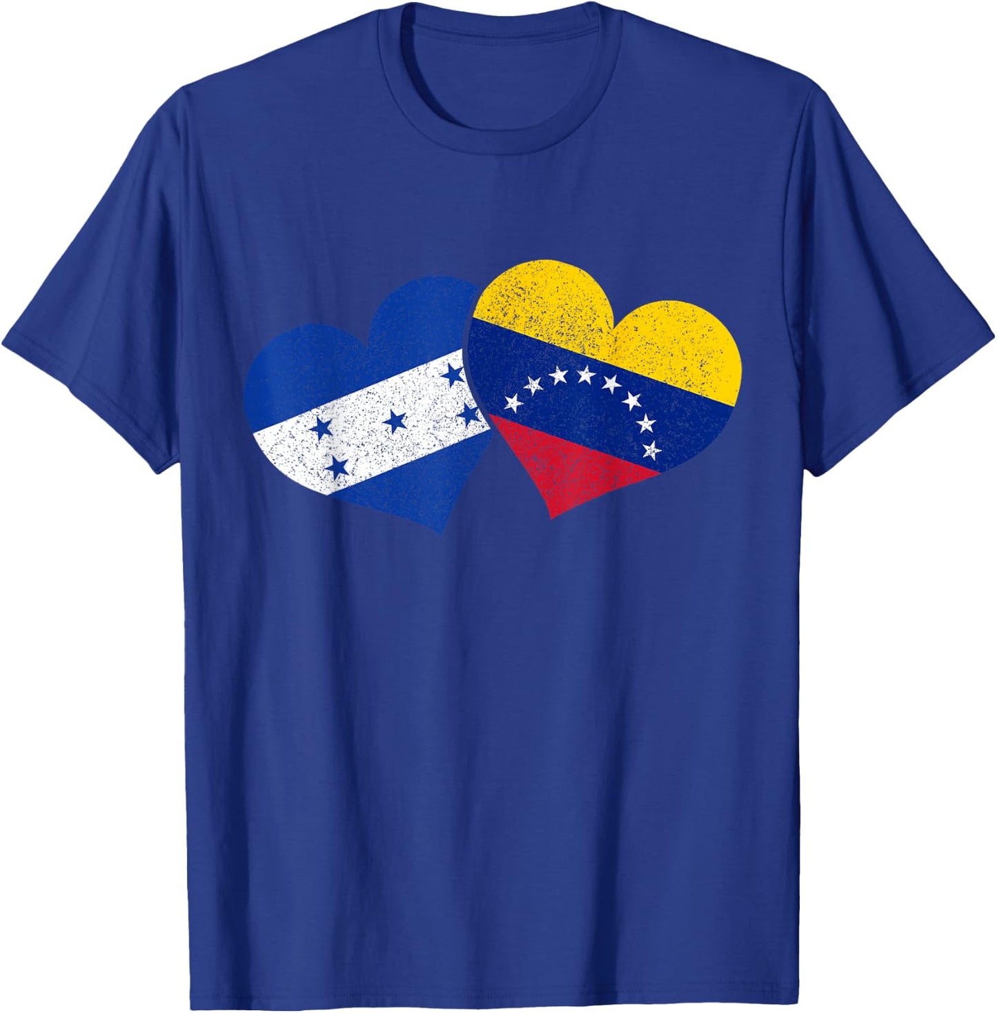 Honduras Venezuela Venezuela Honduran Flag Pride Heritage T-Shirt - T-Shirt | Royal
