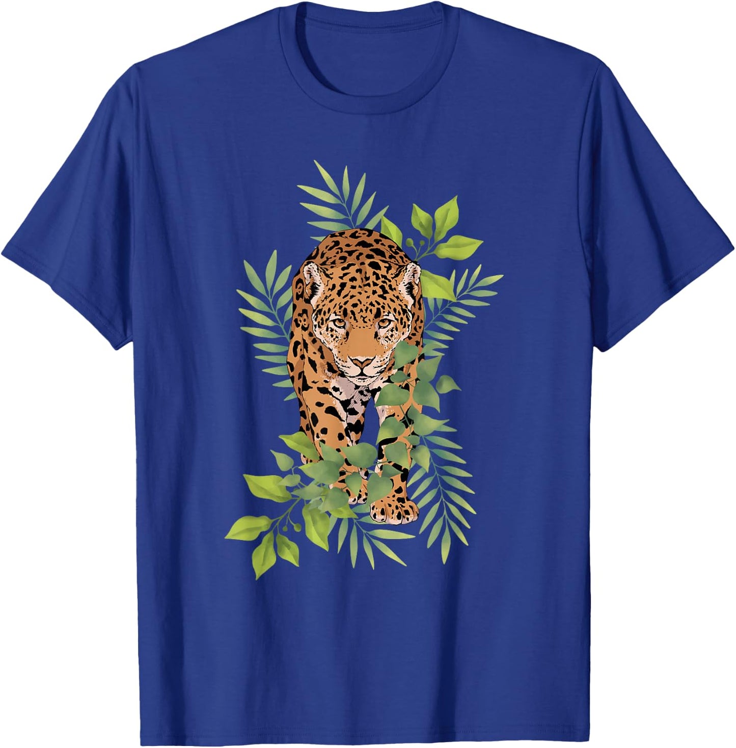 Wild Jaguar Jungle Nature for Cat Lover T-Shirt - T-Shirt | Royal
