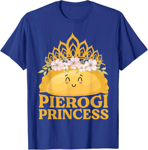 Pierogi Princess - Funny Pierogi Polish Dumpling T-Shirt - T-Shirt | Royal