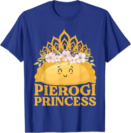 Pierogi Princess - Funny Pierogi Polish Dumpling T-Shirt - T-Shirt | Royal