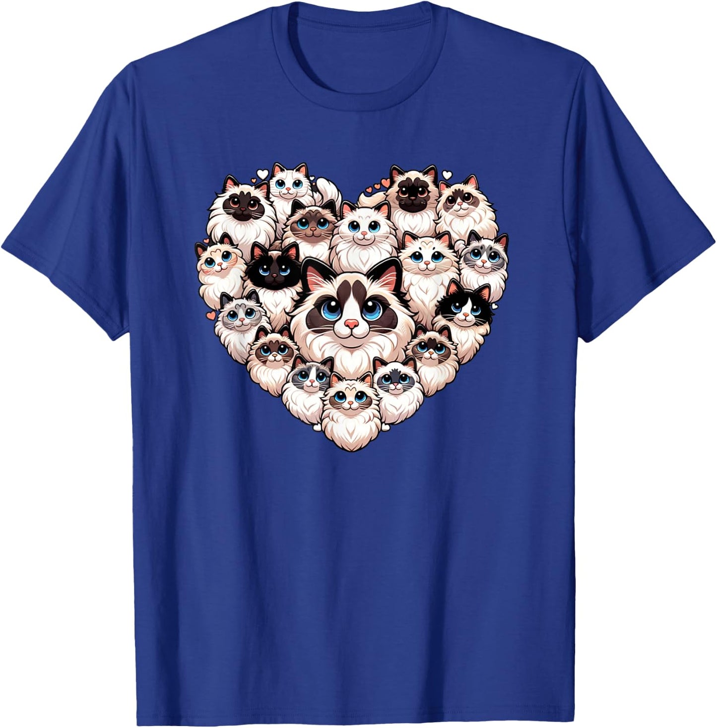 Ragdoll Cat Ragdolls Puppy Cats T-Shirt - T-Shirt | Royal