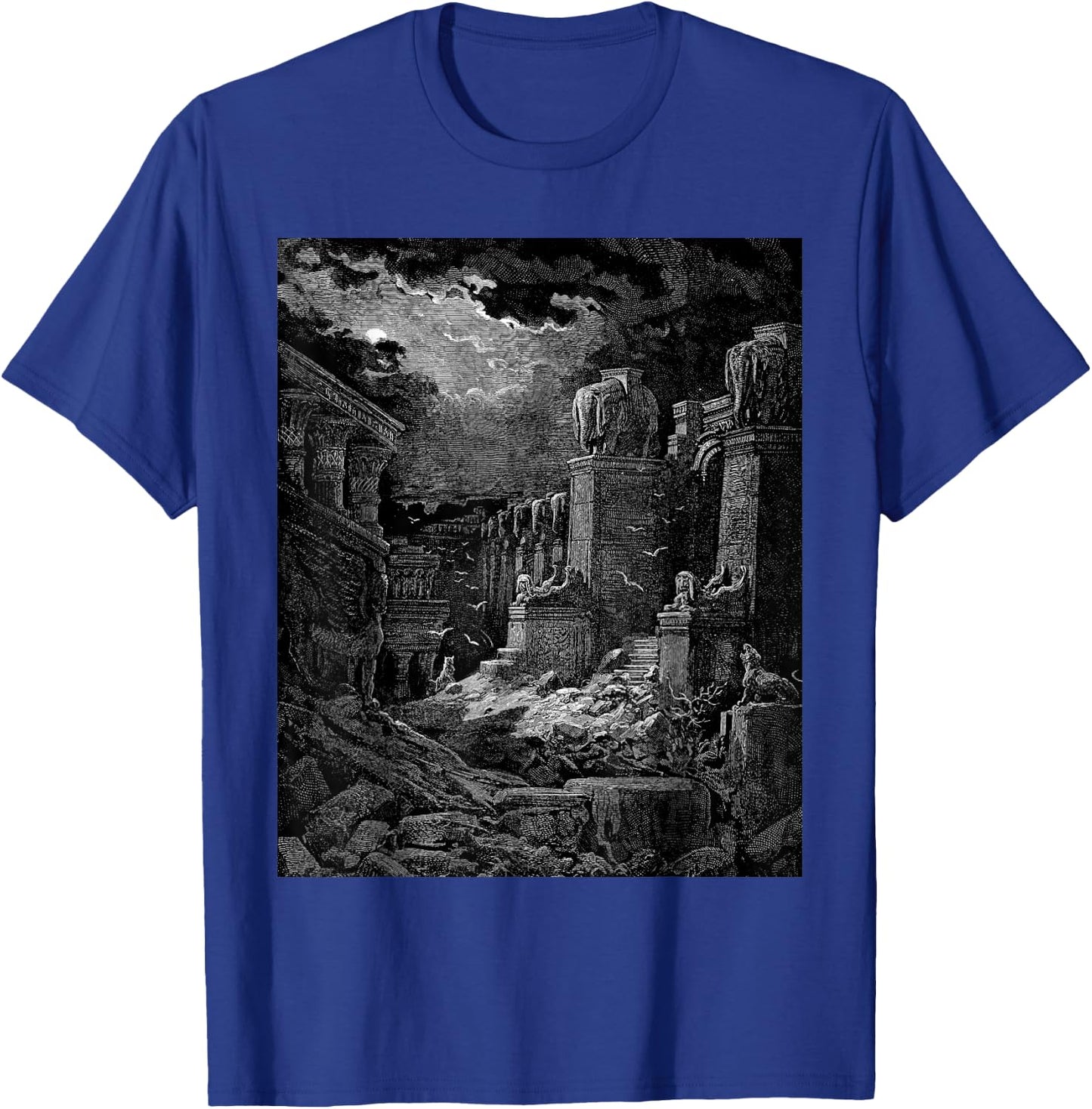 Babylon Fallen Gustave Dore Biblical Art T-Shirt - T-Shirt | Royal