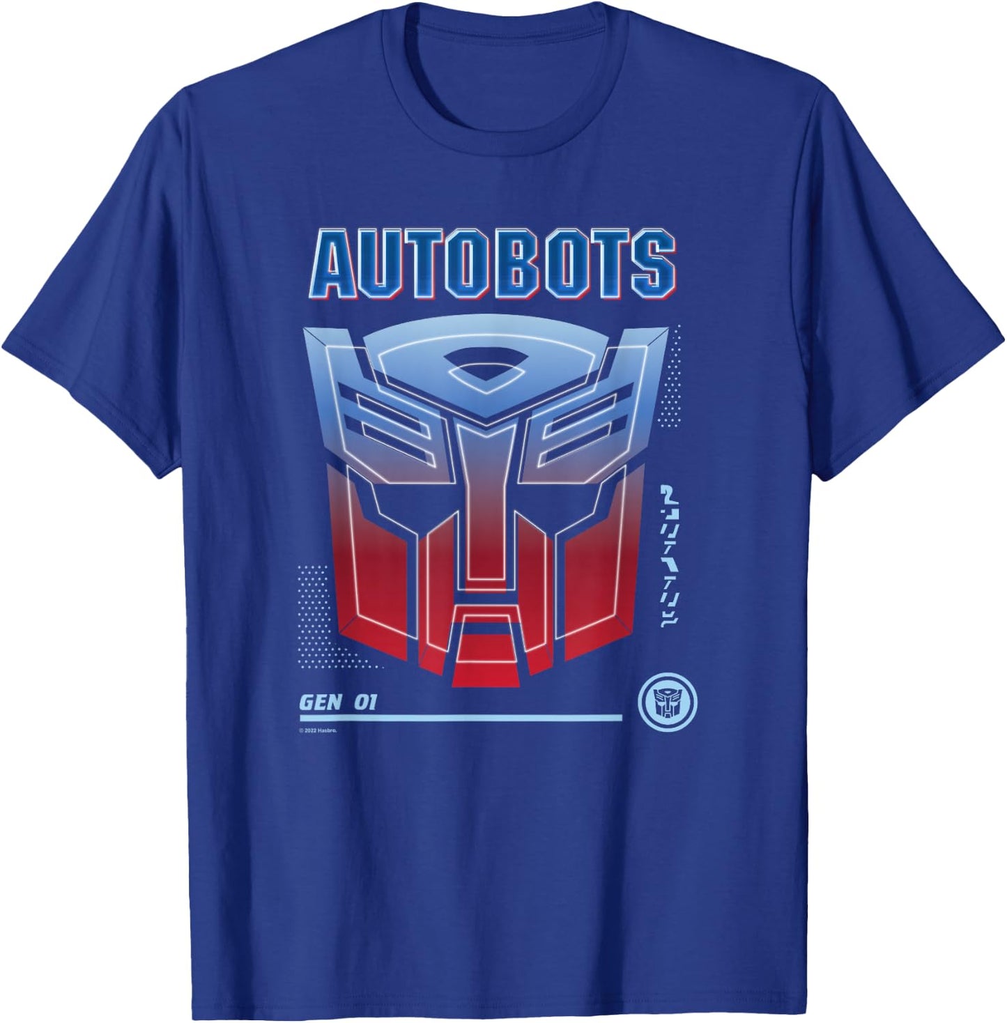 Transformers Generations Autobot Gen 01 Logo T-Shirt - T-Shirt | Royal
