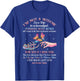 I'm Not A Widow I'm A Wife To A Husband With Wing Memorial T-Shirt - T-Shirt | Royal