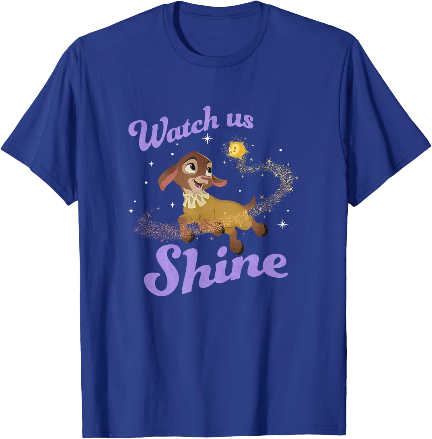Disney Wish Valentino Star Watch Us Shine Shimmer Portrait T-Shirt - T-Shirt | Royal