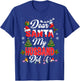 Dear Santa My Husband Did It Funny Christmas Pajama Family T-Shirt - T-Shirt | Royal