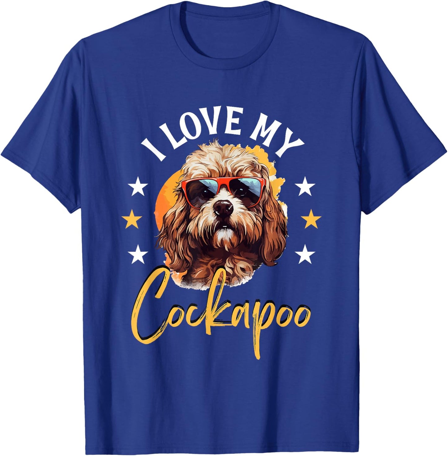 Cockapoo Dog Breed Pet I Love my Cockapoo Men Women Girls Kids T-Shirt - T-Shirt | Royal