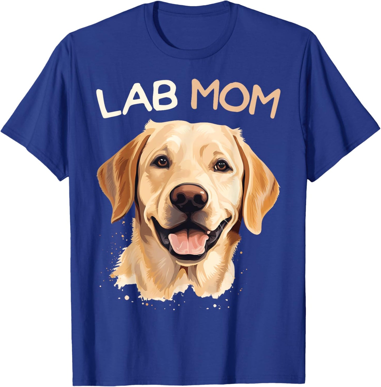 Labrador Retriever Dog Lab Mom Women T-Shirt - T-Shirt | Royal