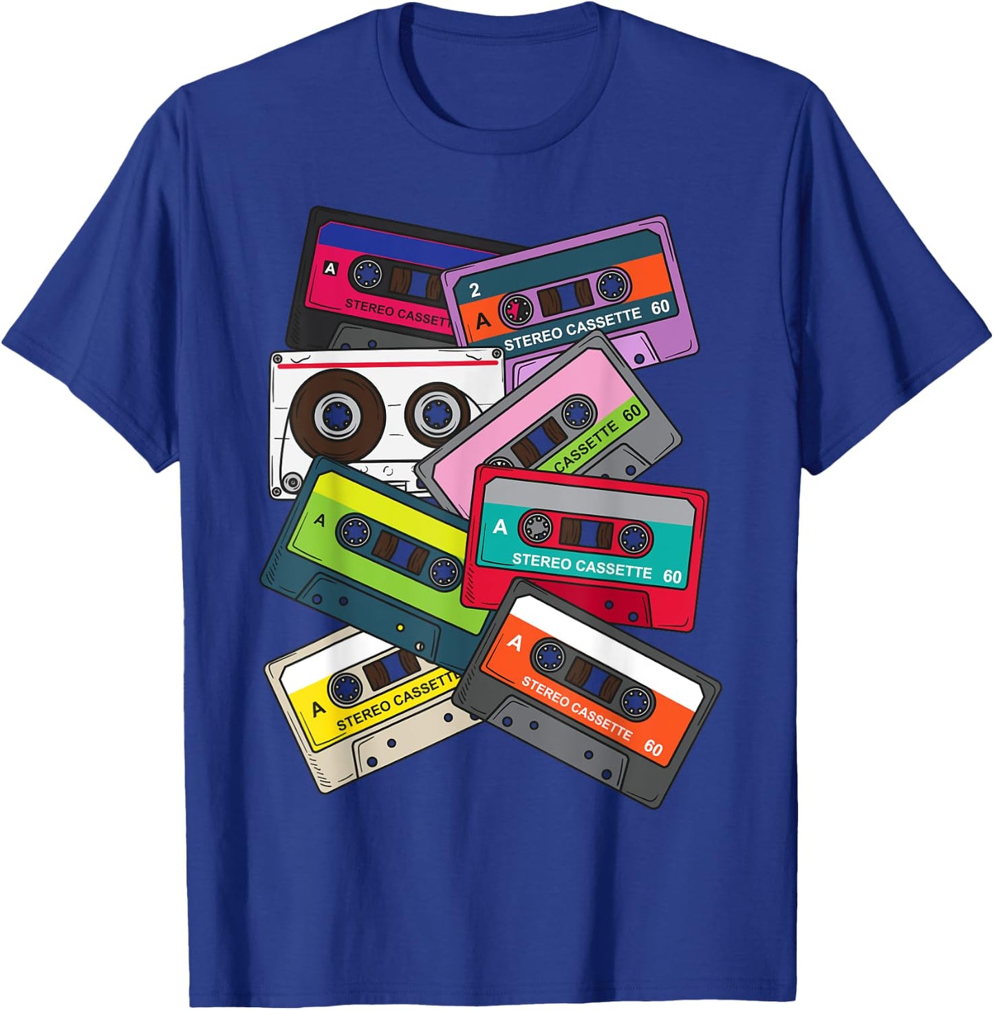 Eighties 80's Kid Best Era Ever Born In the 80's Cassette T-Shirt - T-Shirt | Royal