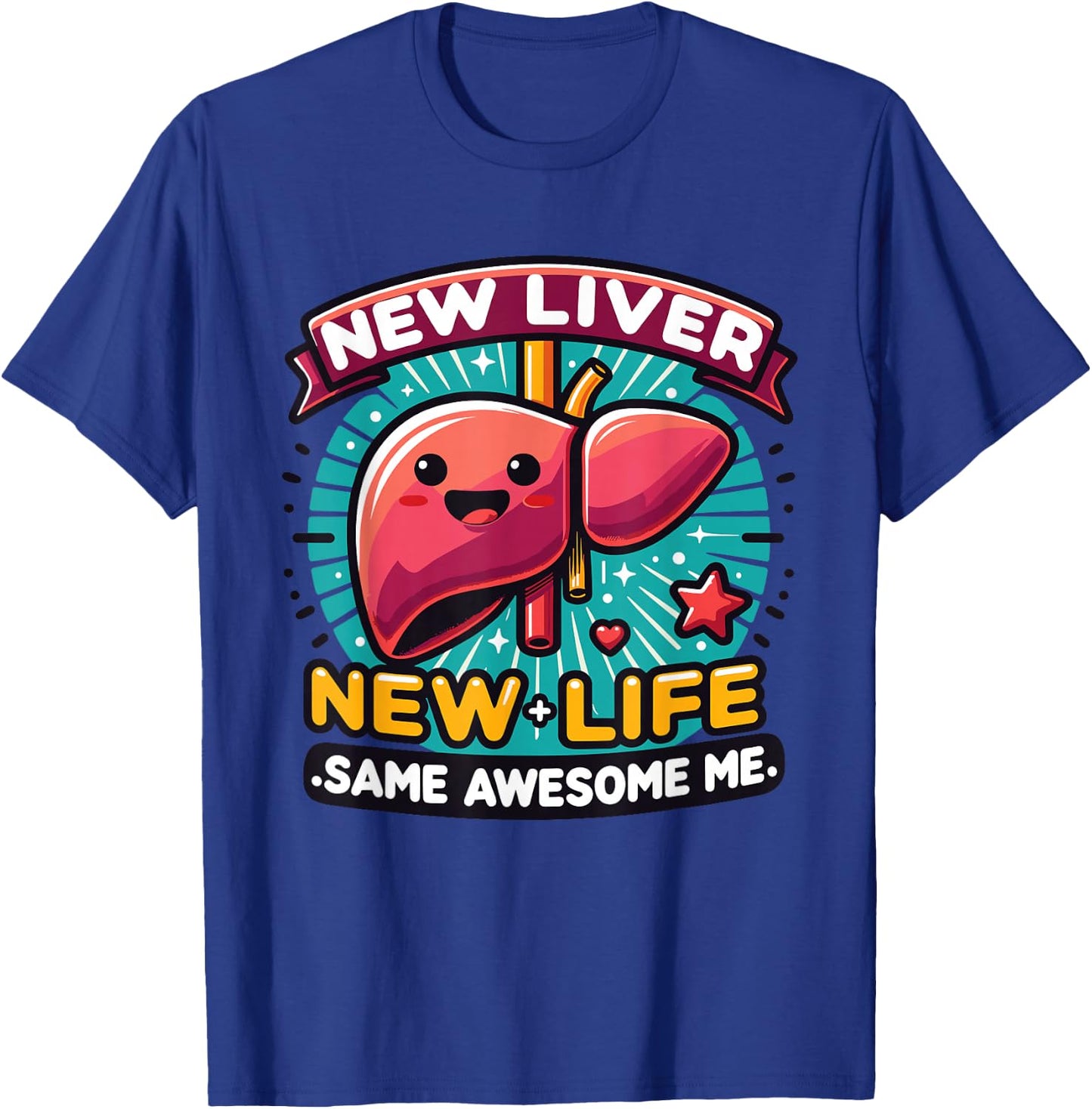 Liver Transplant Survivor Funny T-Shirt - T-Shirt | Royal