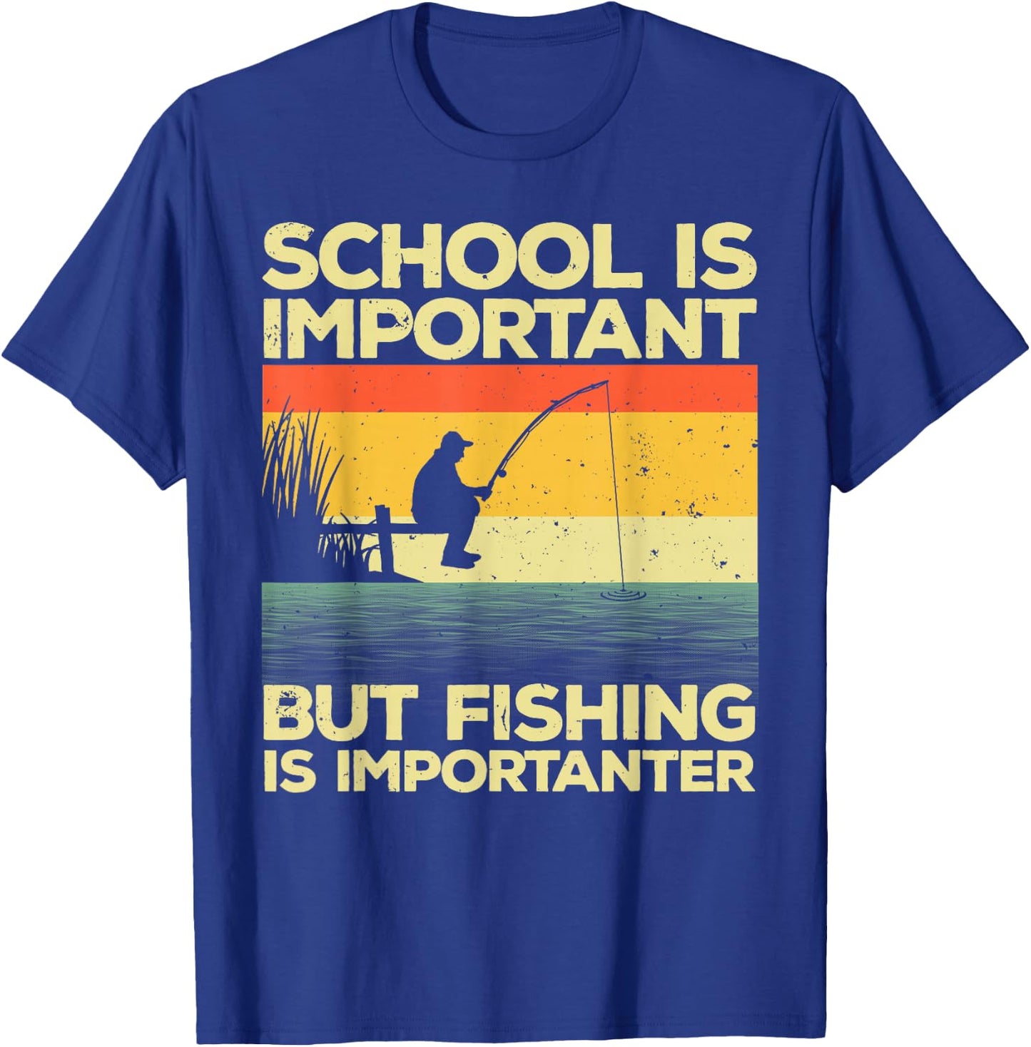 Cool Fishing Women Bass Fishing Fisherman Fish Trout Small T-Shirt - T-Shirt | Royal