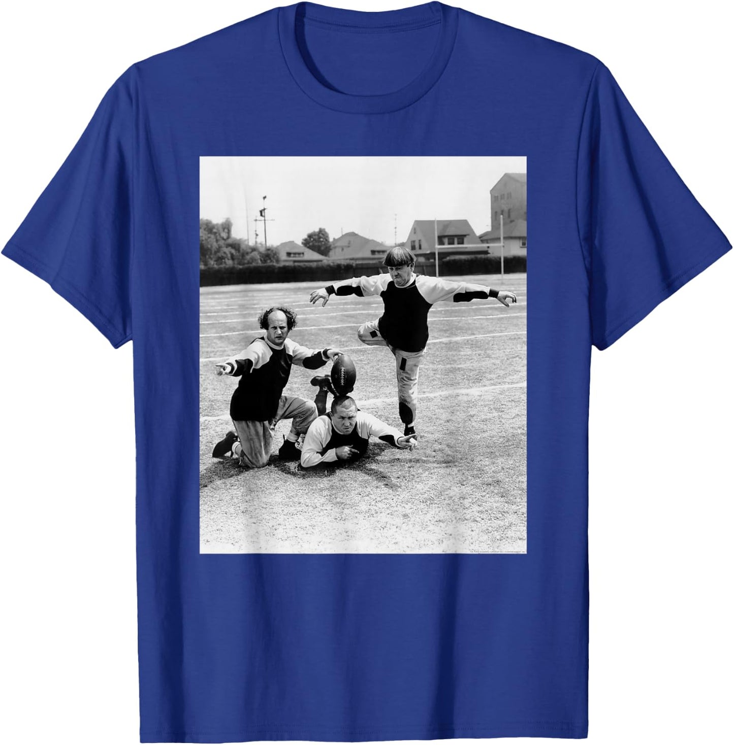 Three Stooges Football – Kick Off T-Shirt - T-Shirt | Royal