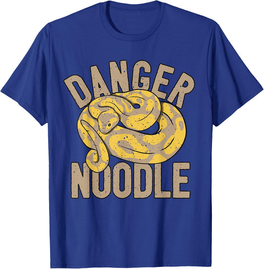 Python Snake - Danger Noodle - Ball Python T-Shirt - T-Shirt | Royal