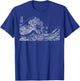 Japanese Wave Ocean Traditional Japan Men's Graphic T-Shirt - T-Shirt | Royal