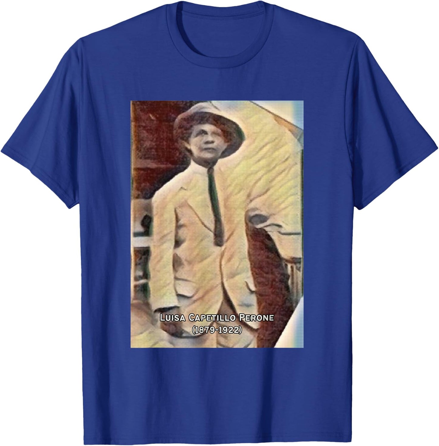 Luisa Capetillo Perone I Boricua I Puerto Rico I Hero T-Shirt - T-Shirt | Royal