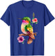 Vintage Hummingbird Bird Lover Hummingbird Men Women T-Shirt - T-Shirt | Royal