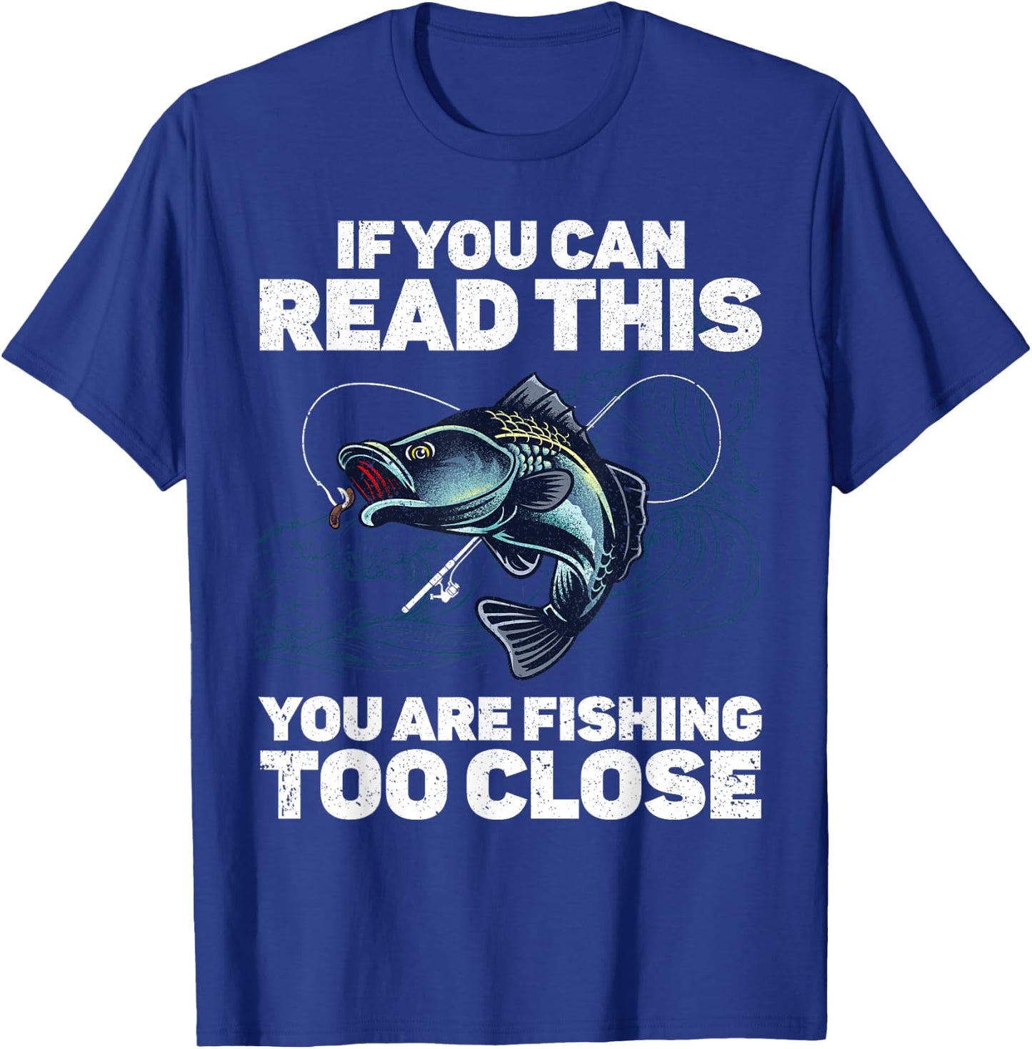 Funny Fishing Design Women Kids Fishes Fishing Lover T-Shirt - T-Shirt | Royal