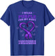 I Wear Purple For My Aunt Sarcoidosis Awareness T-Shirt - T-Shirt | Royal