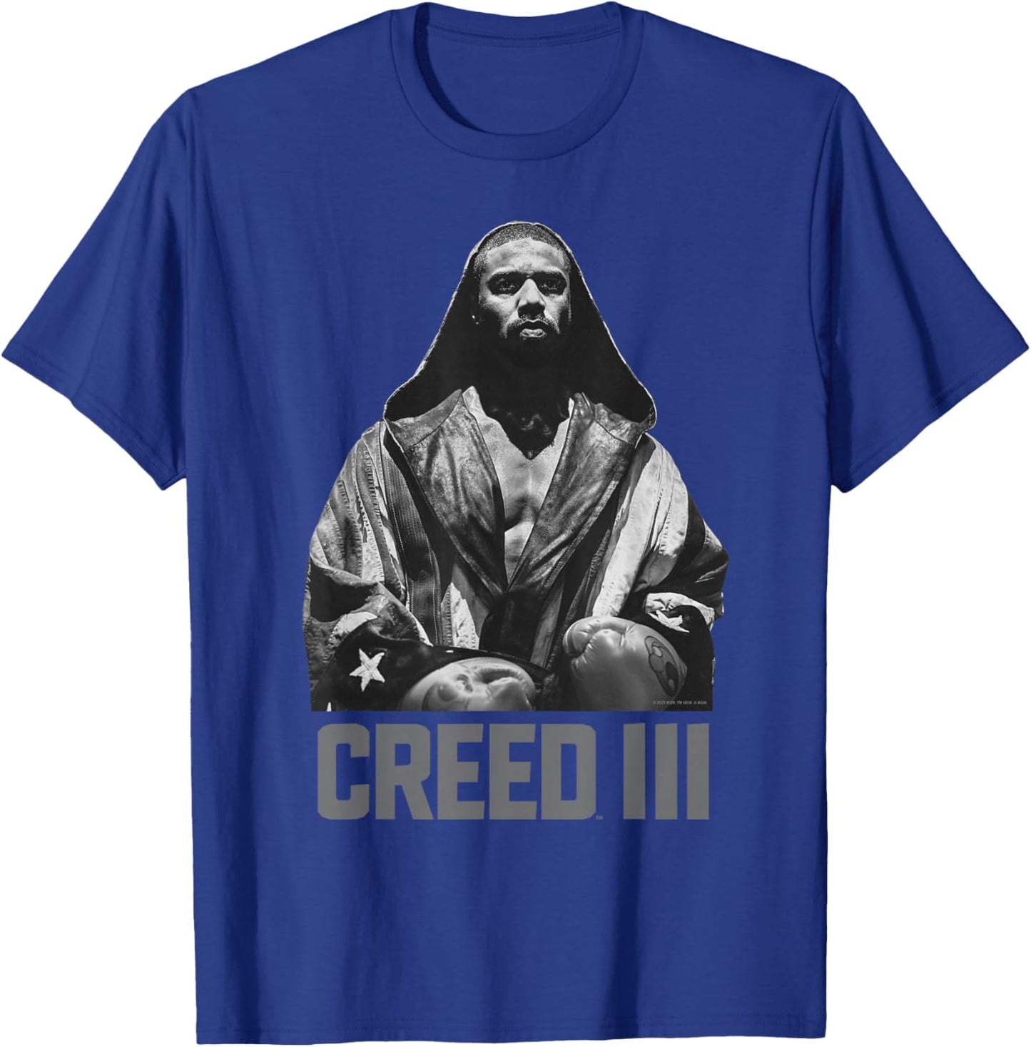 Adonis Creed – Black and White Boxing Robe Creed III T-Shirt - T-Shirt | Royal
